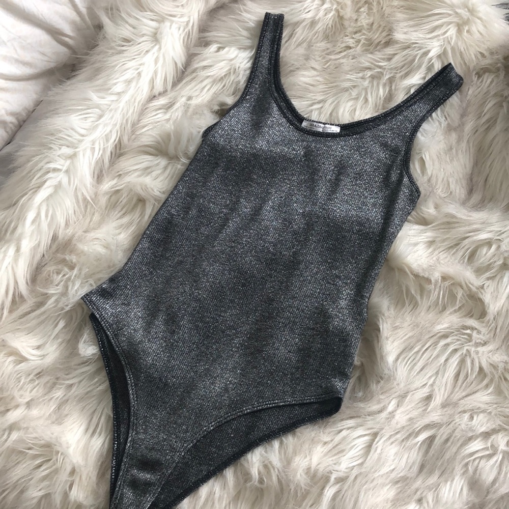 Zara shimmer bodysuit